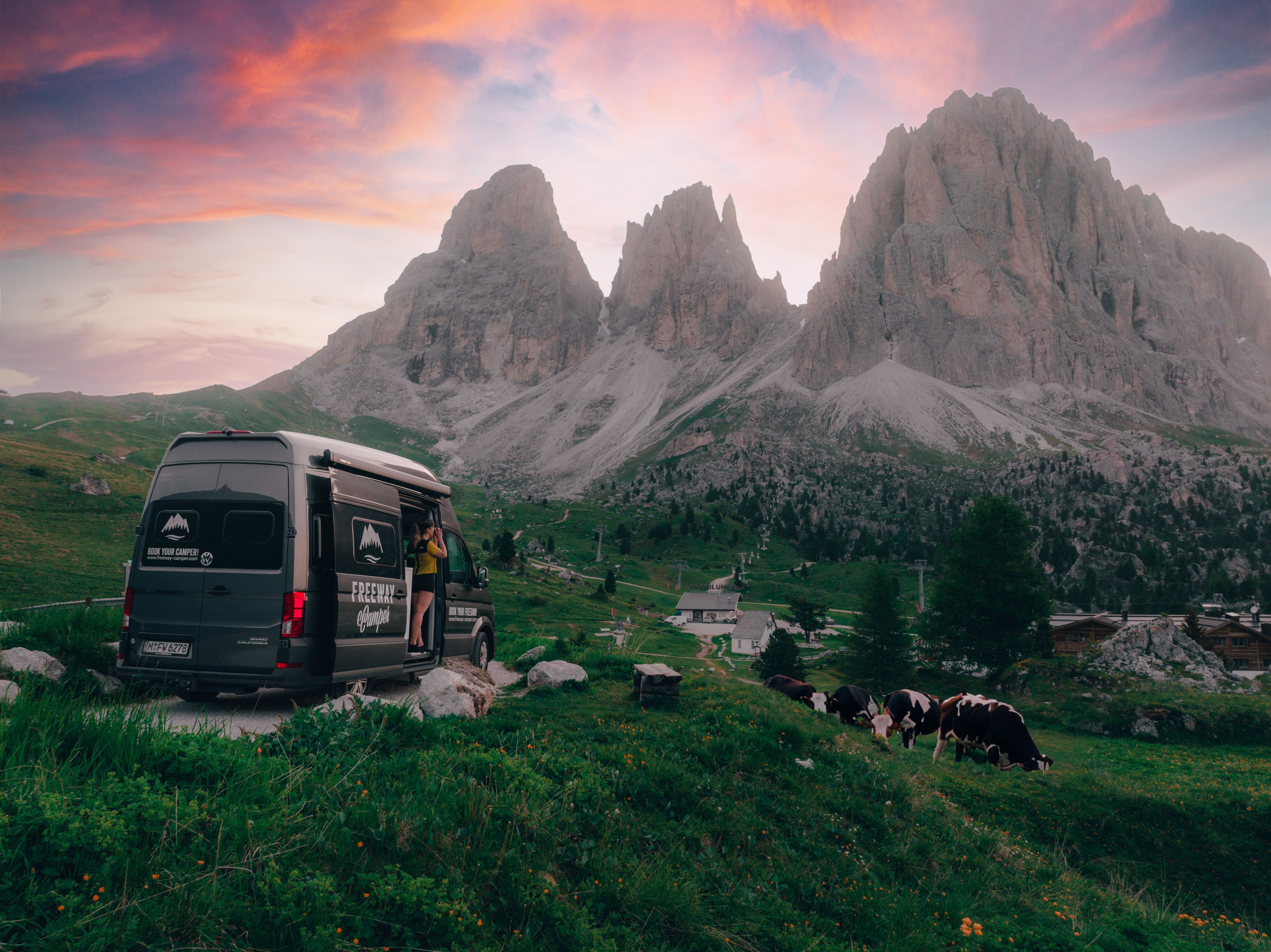 tour delle dolomiti in camper