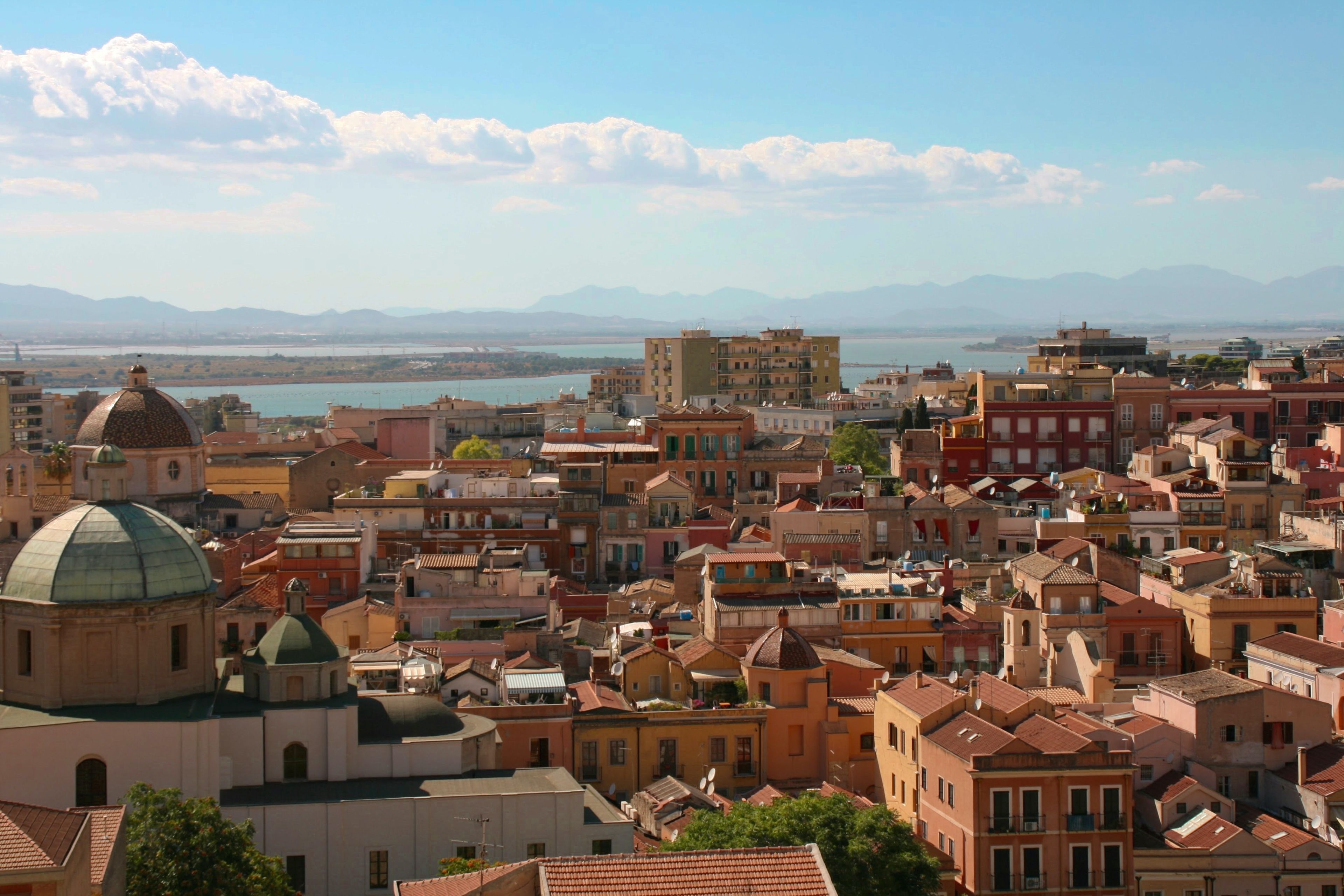 Vista panoramica di Cagliari