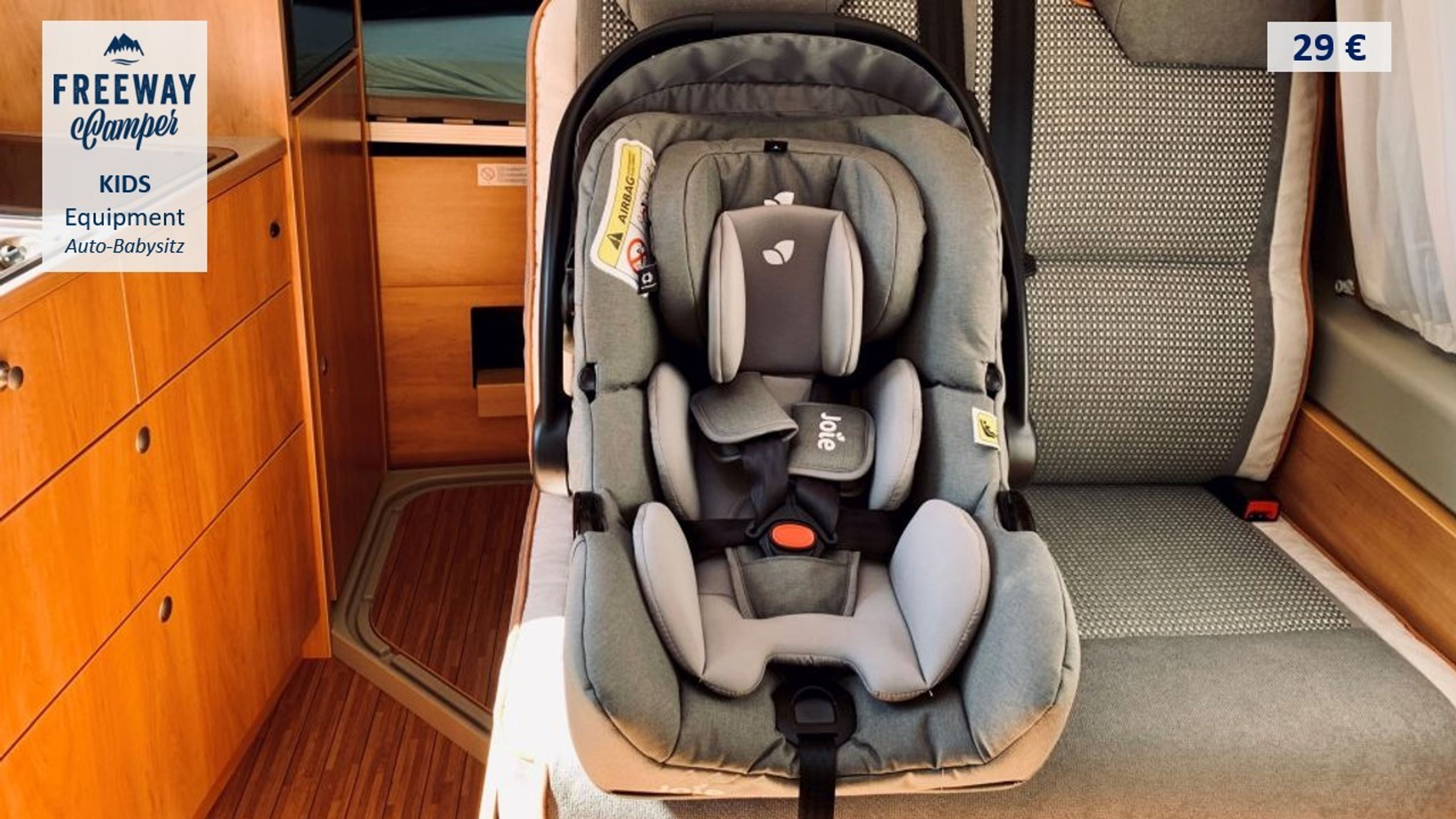 FreewayCamper Babyautositz für Camper