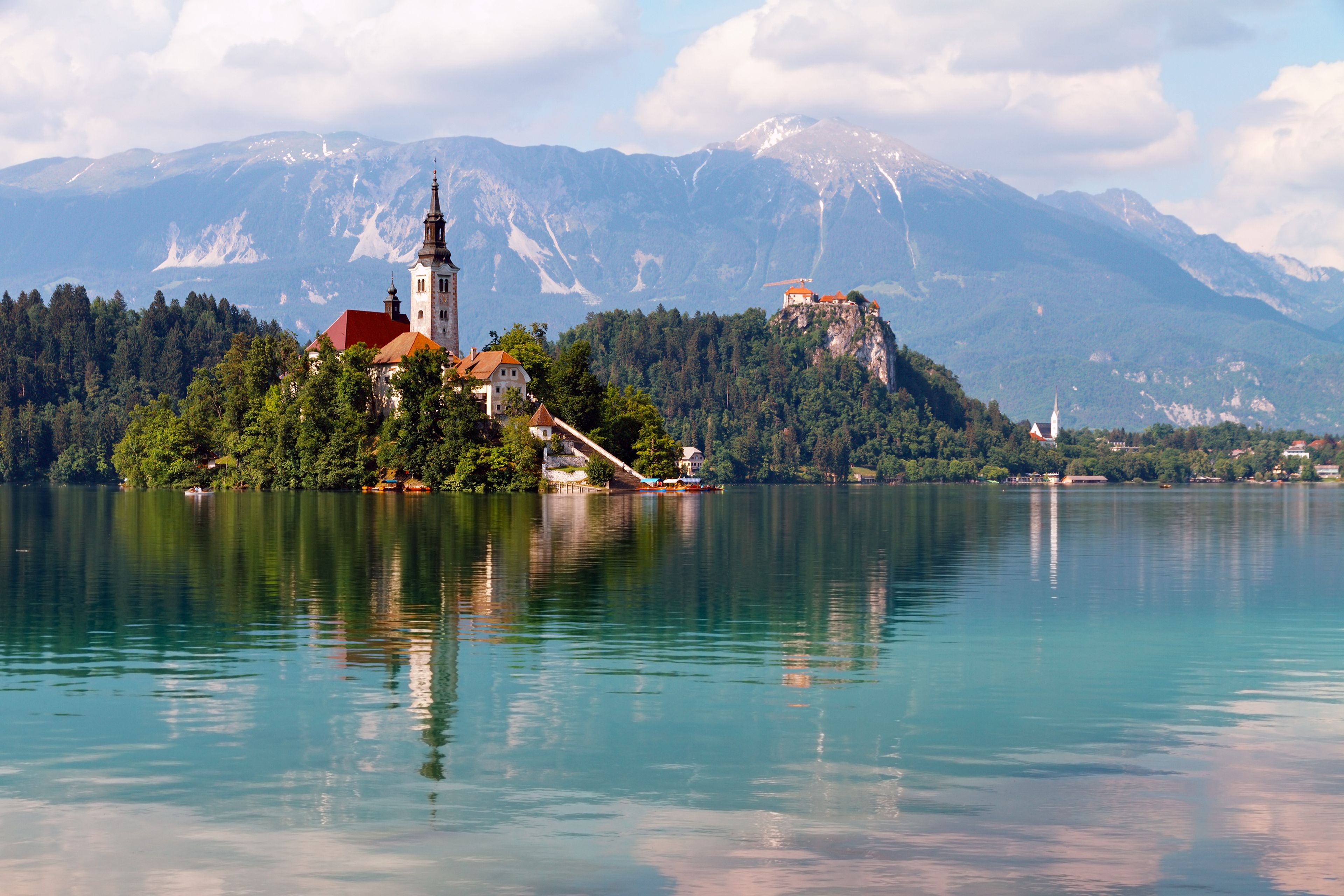 adobe stock image of lake Bled