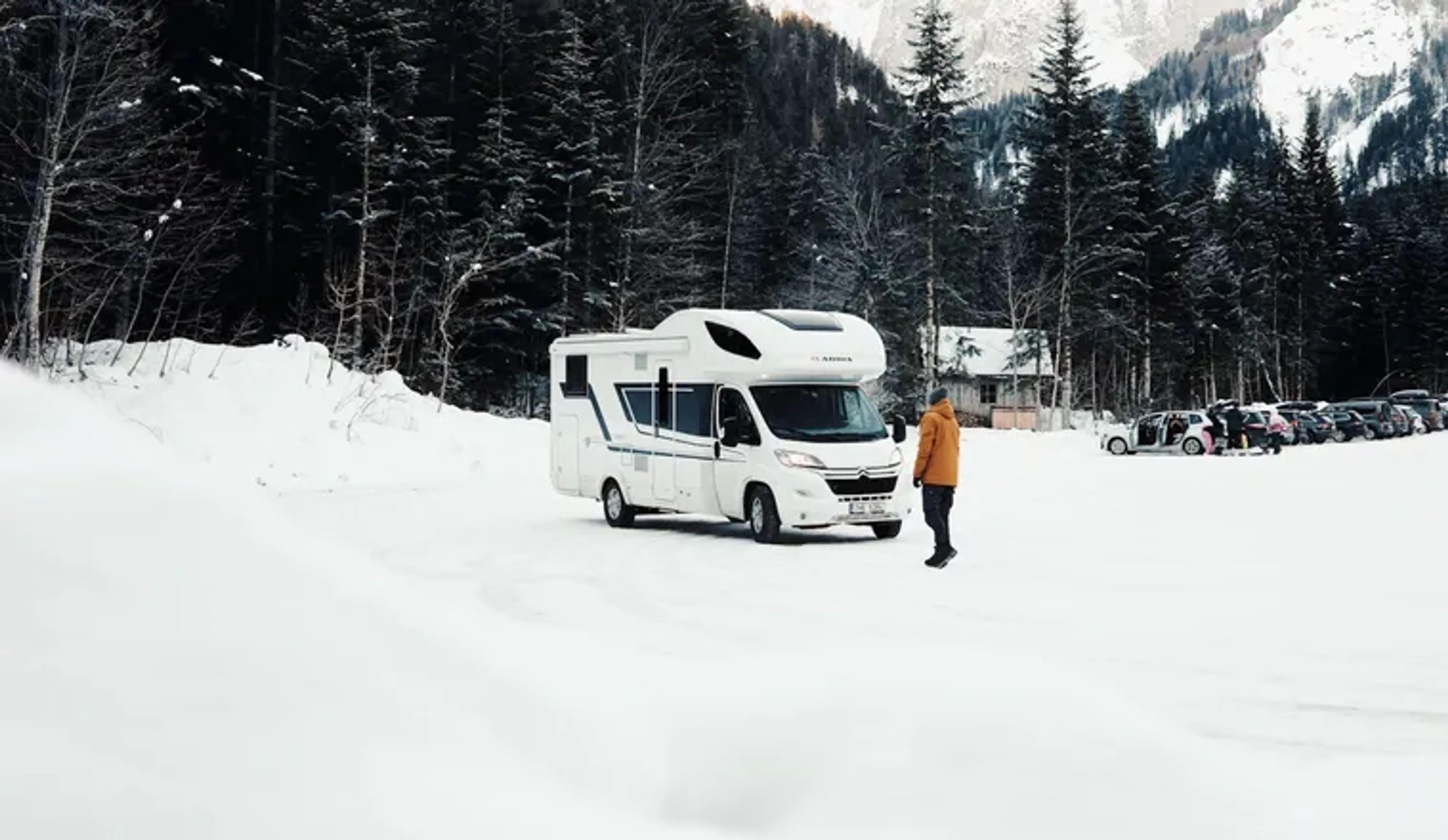 Obytná auta a karavany na zimu
