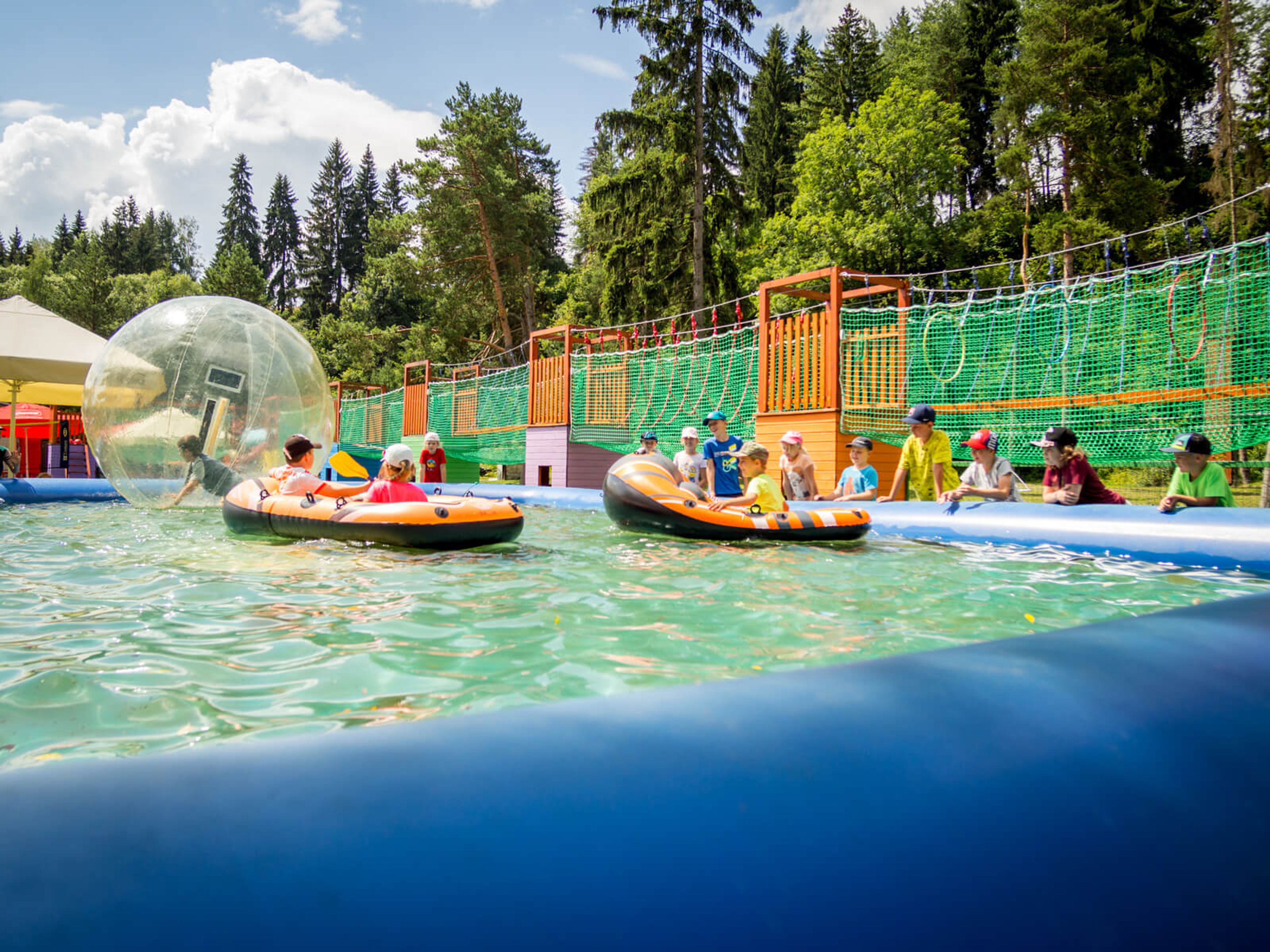 Zábavní park v Liptově.