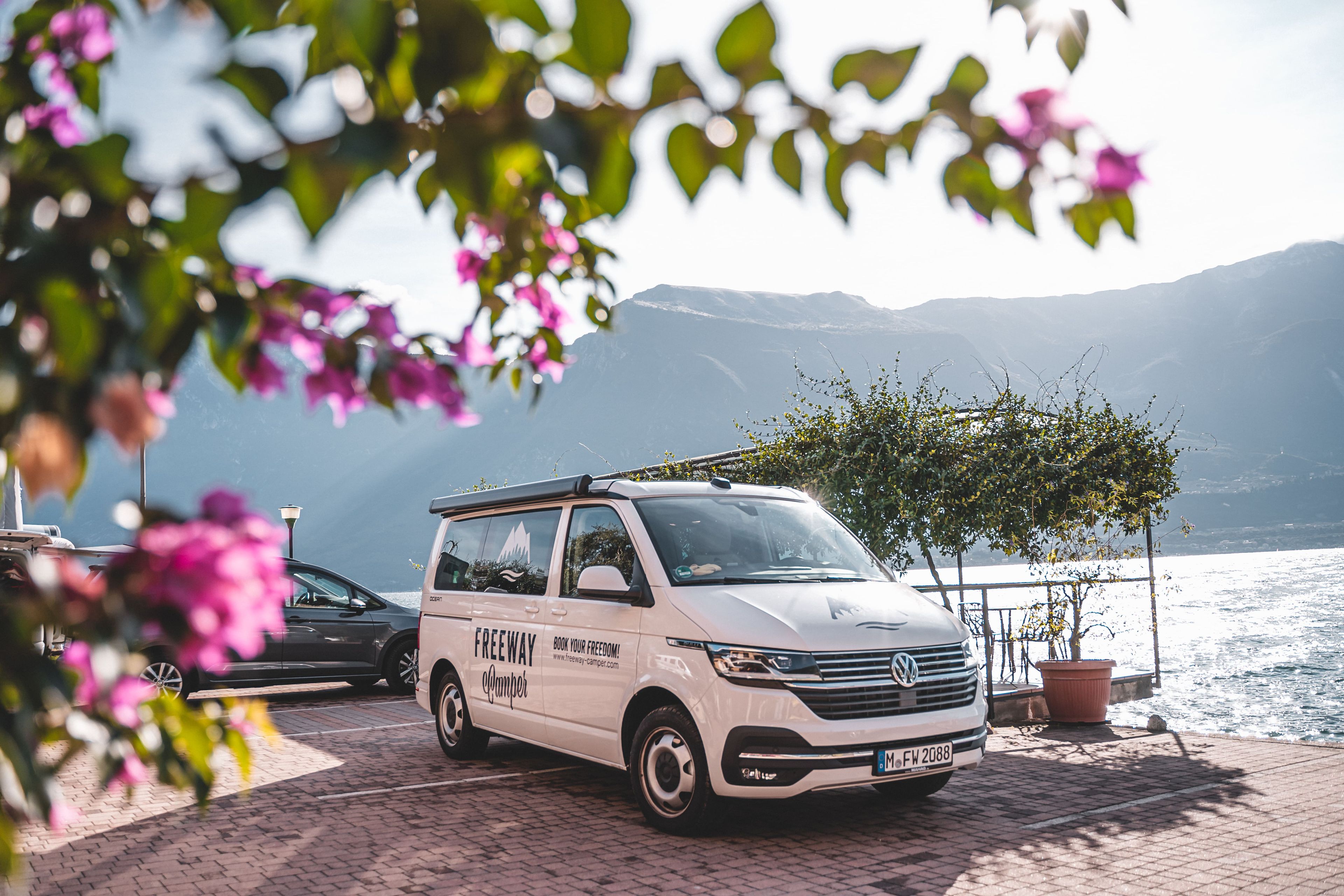 Lago di garda in camper - VW Bulli California Ocean