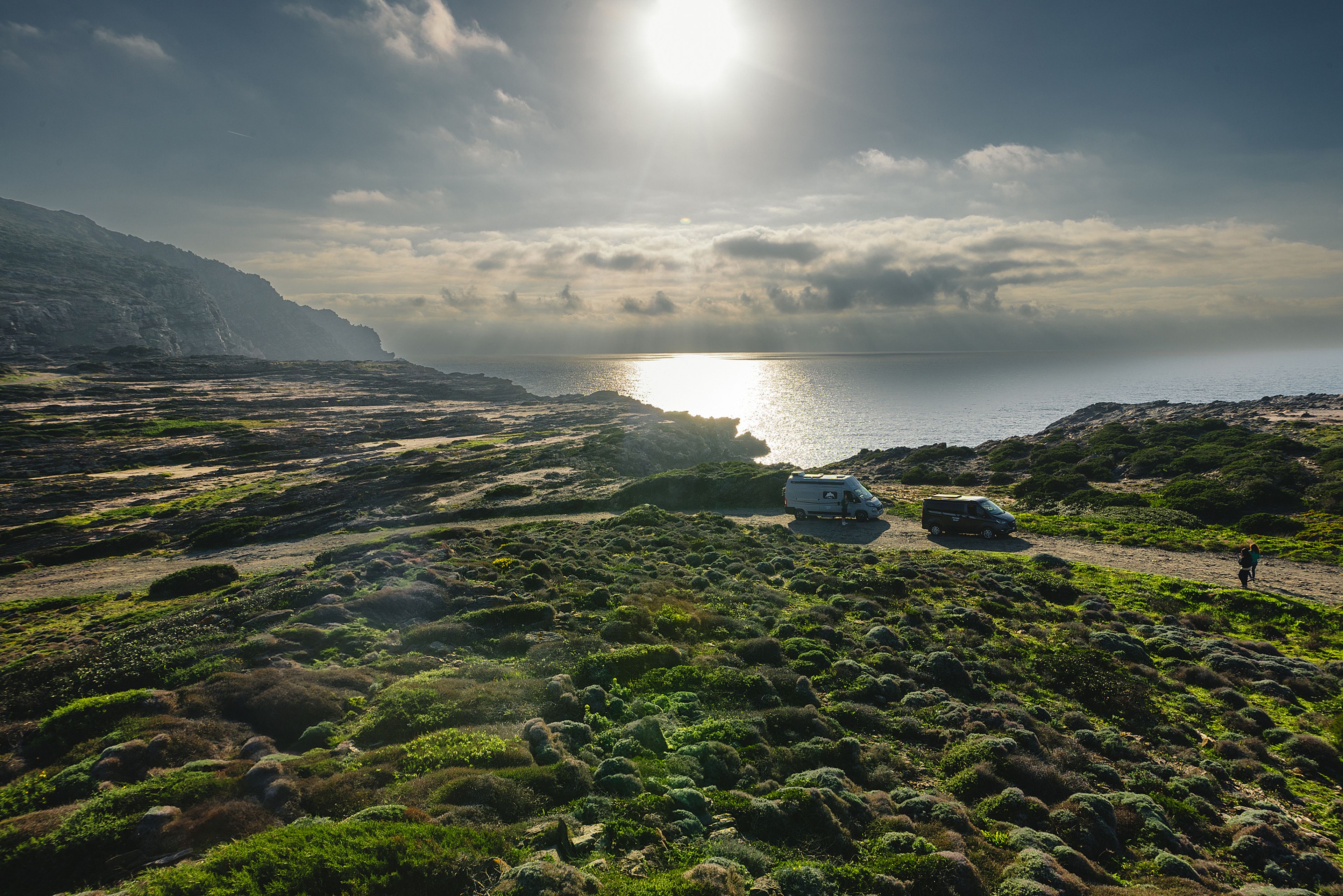 Sardinie obytným vozem