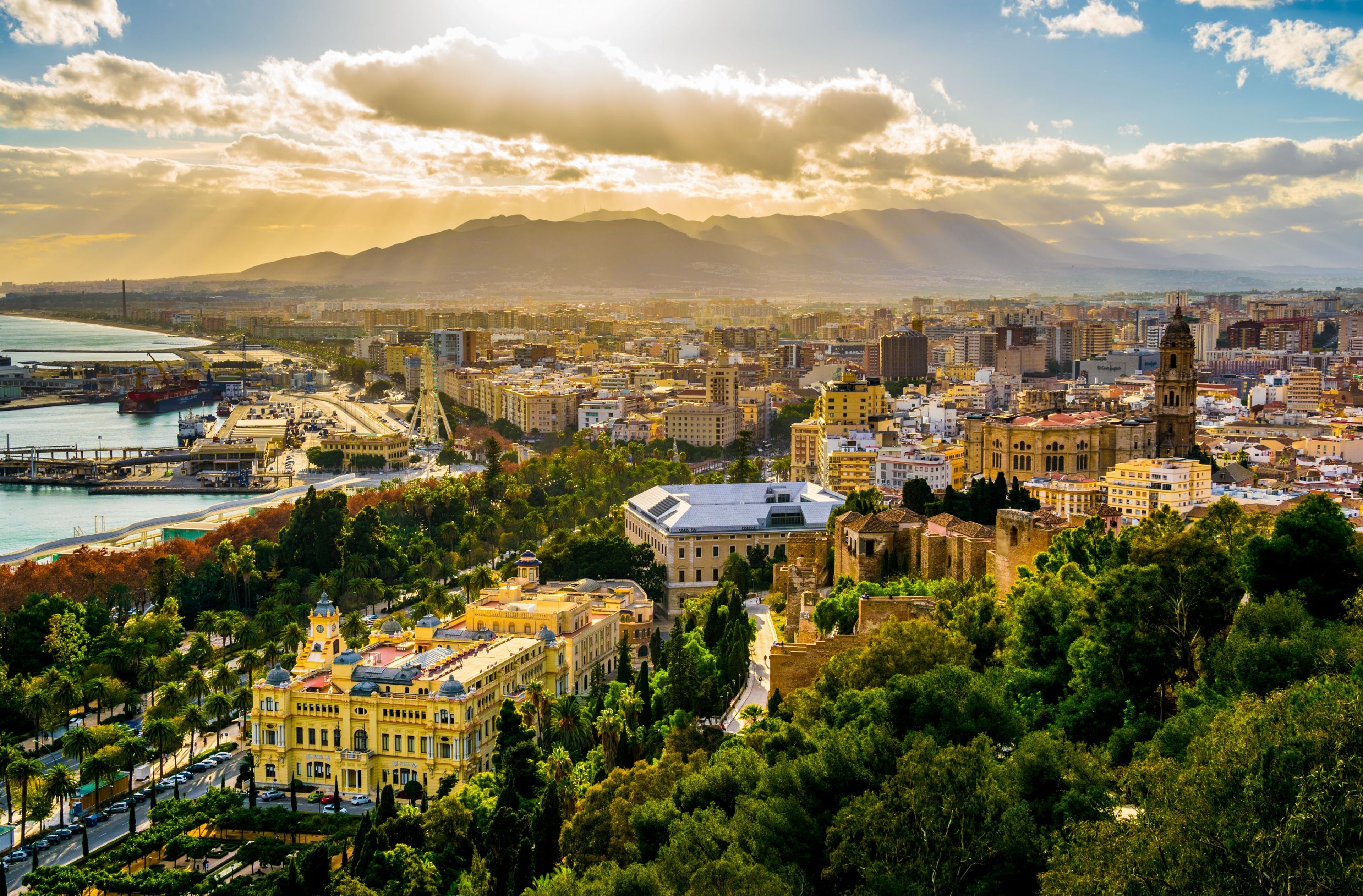 Malaga in Andalusien