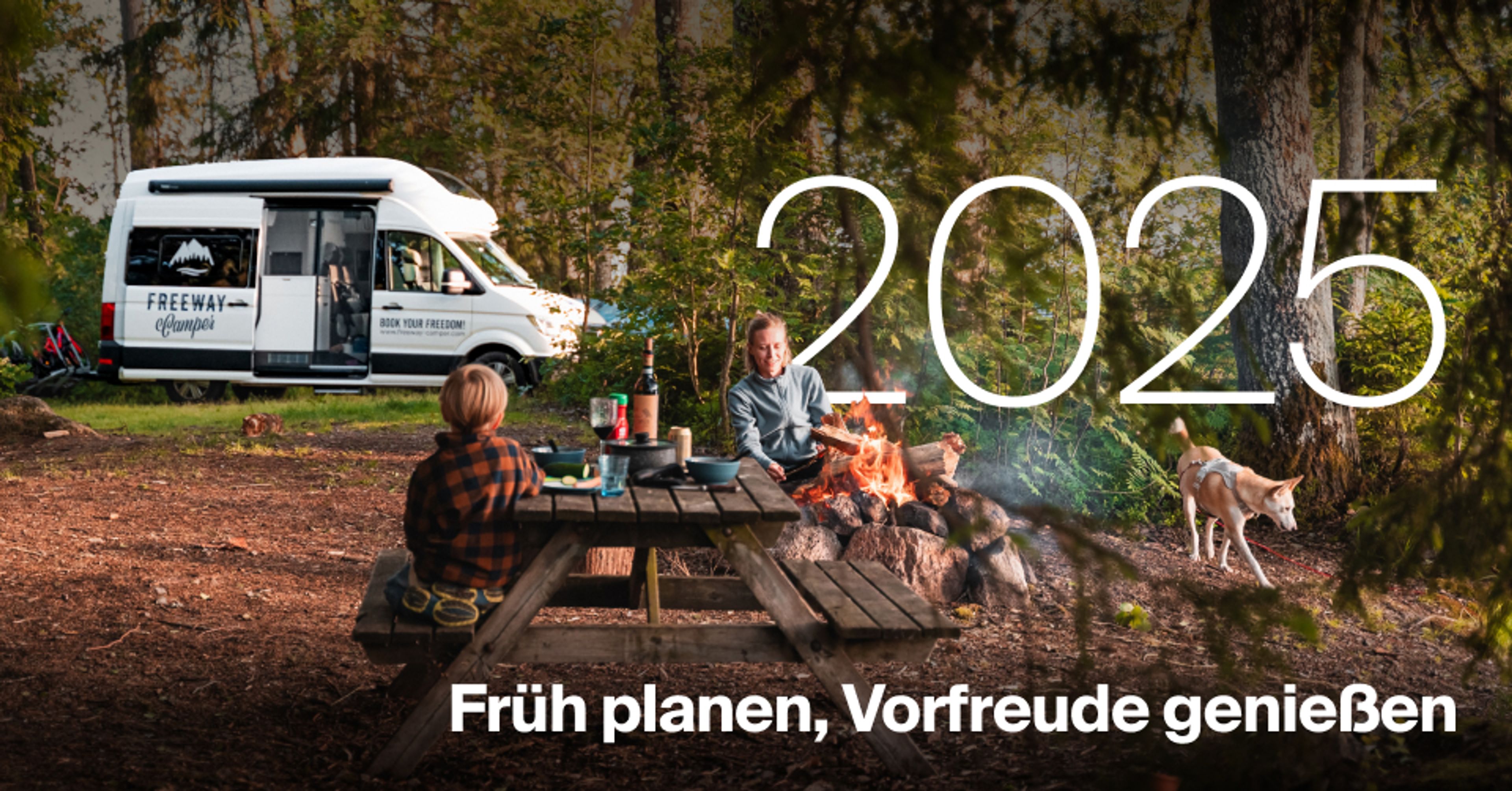 Frühbucher 2025 10 Rabatt! FreewayCamper