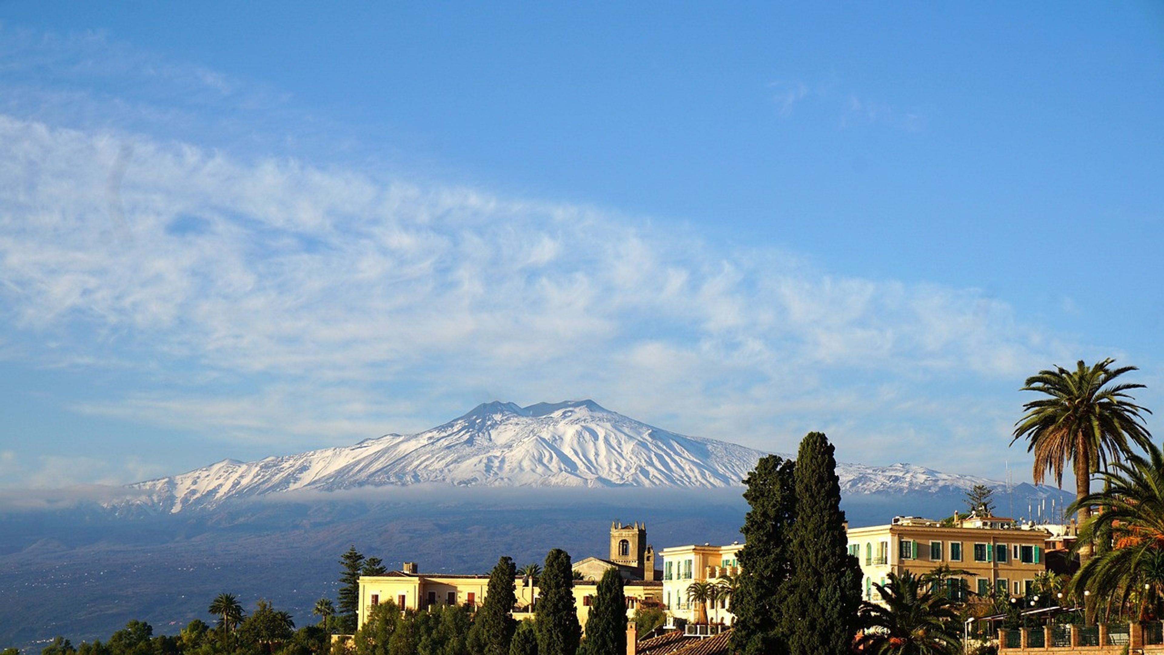 Palermo con l’Etna sullo sfondo