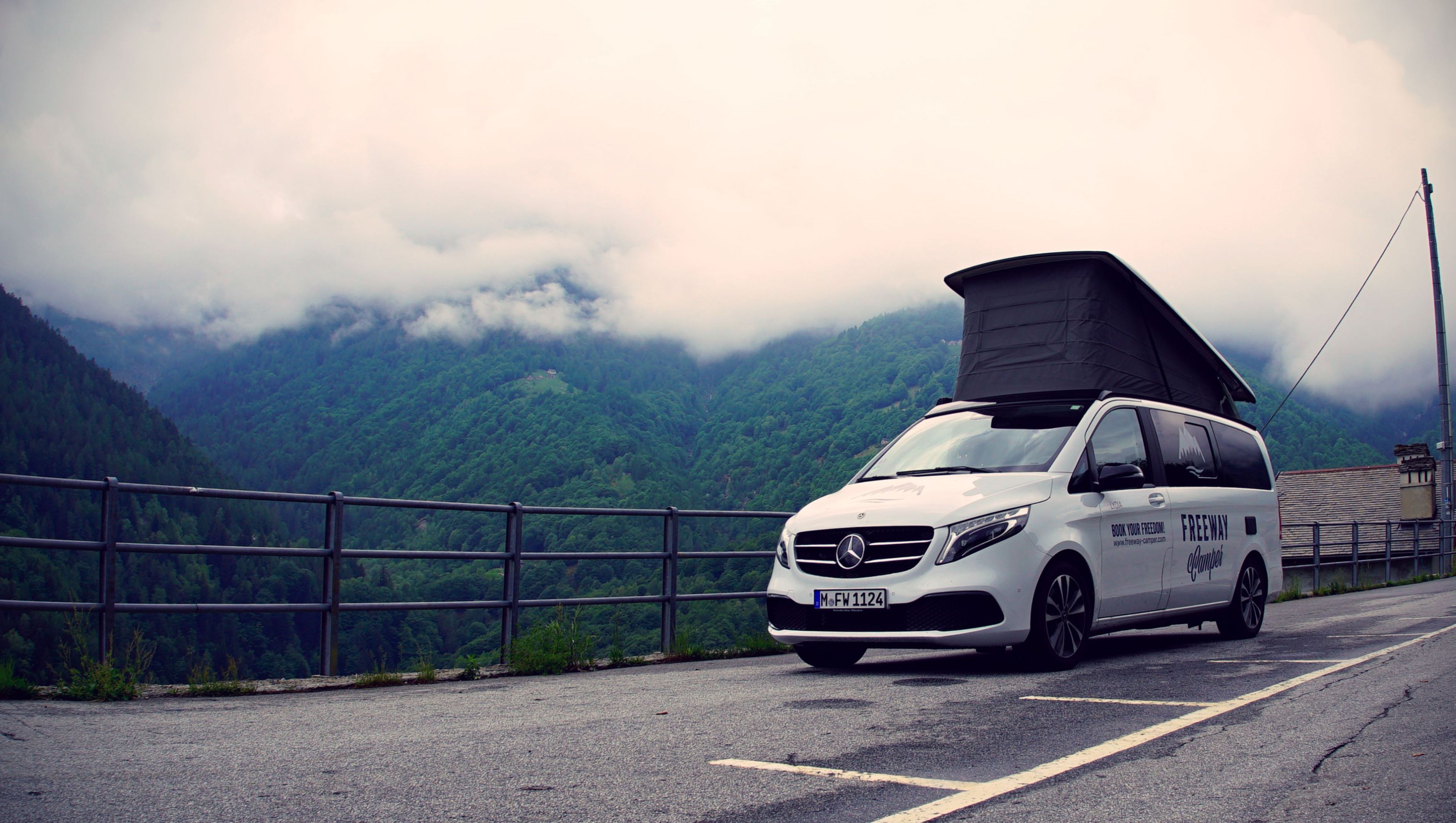 Mercedes Marco Polo mit Aufstelldach