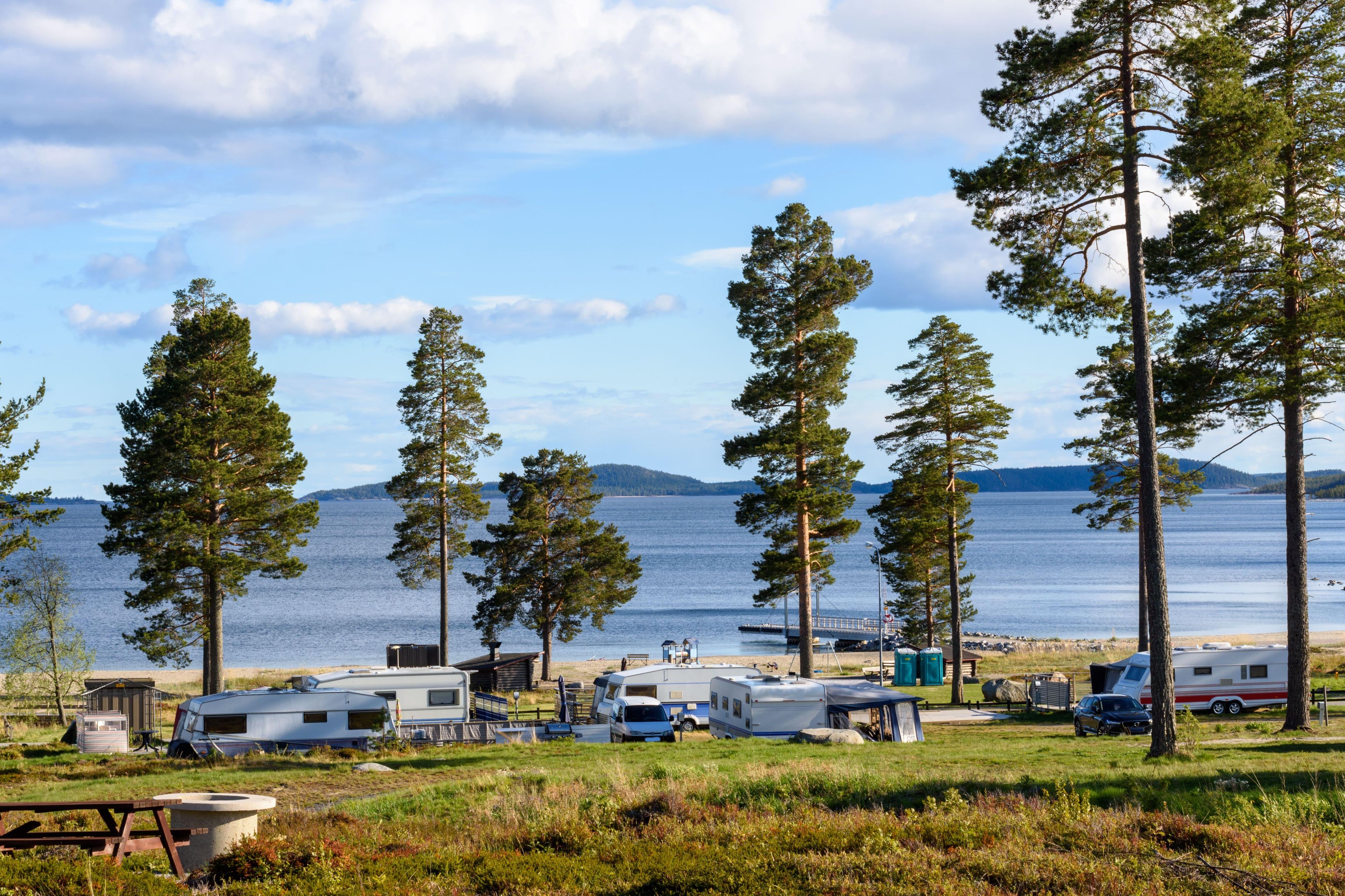 Naturnaher Campingplatz in Schweden