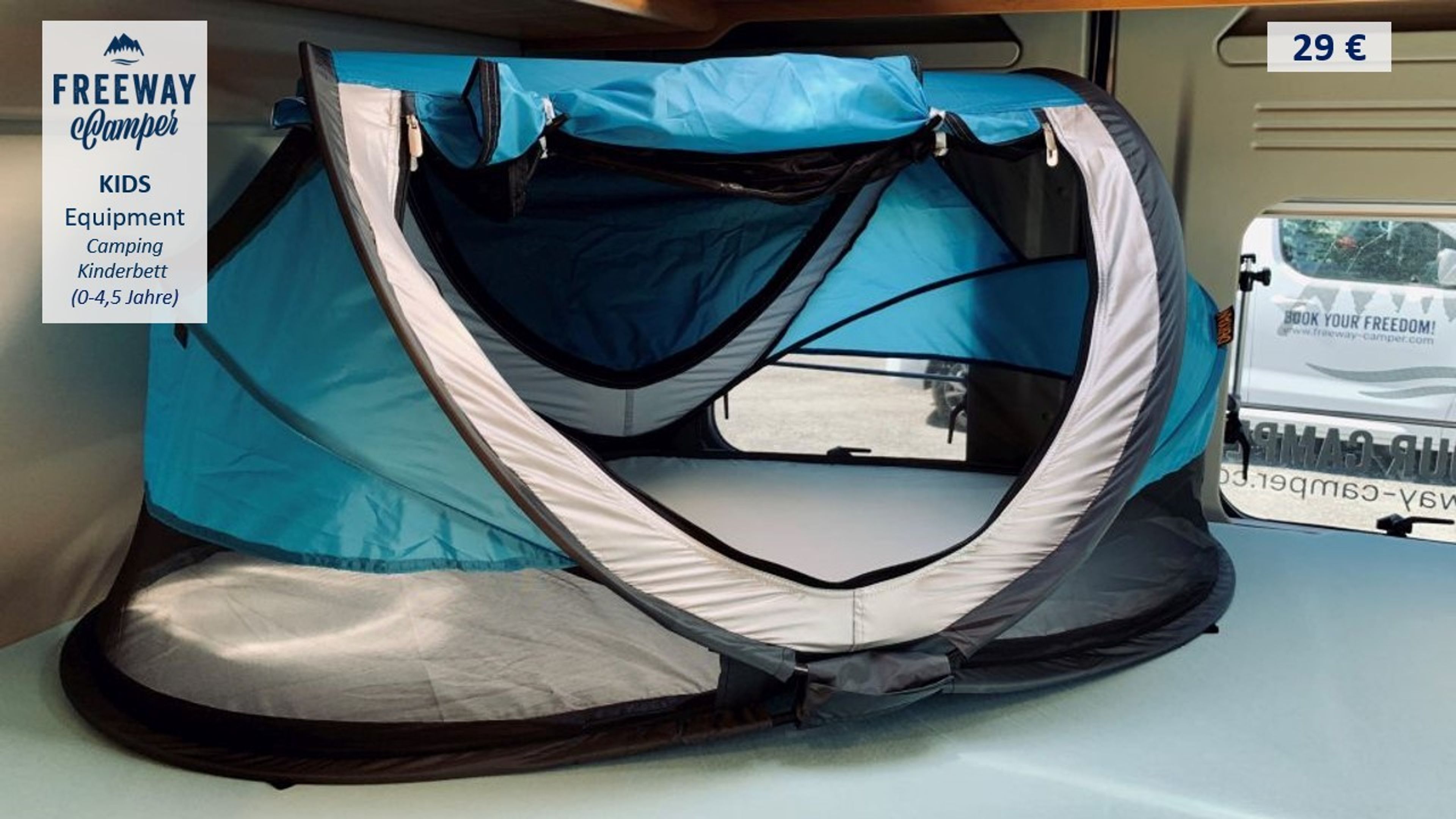 FreewayCamper Kinderbett zum Campen