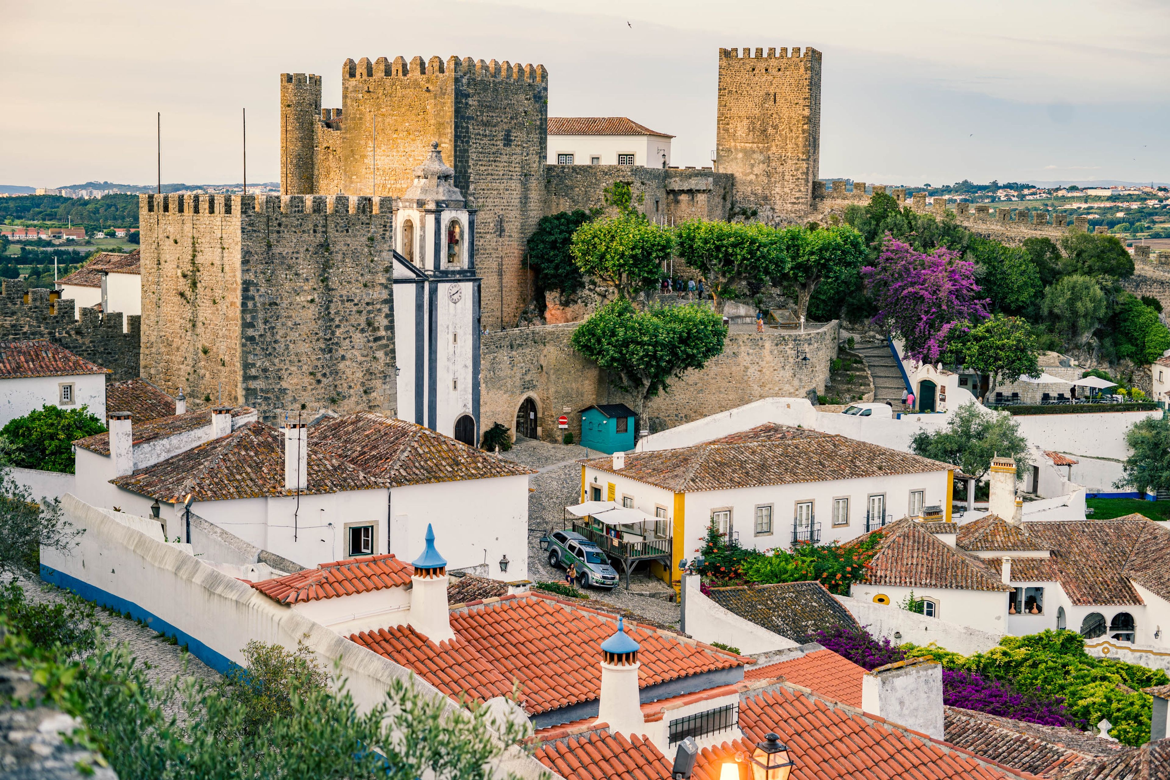 Maurský hrad Óbidos, zapsaný v UNESCO