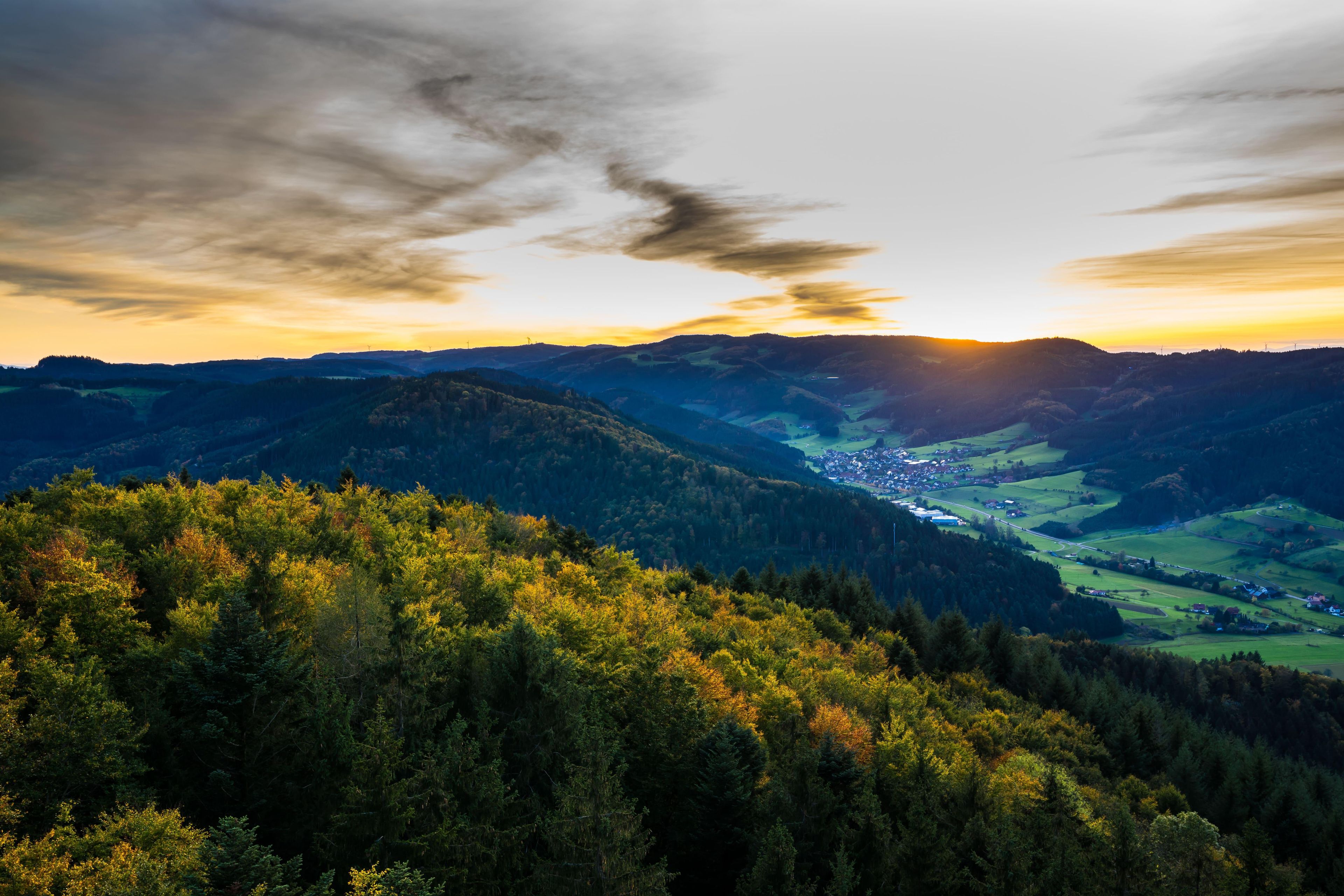 Aussicht über den Schwarzwald, Deutschland