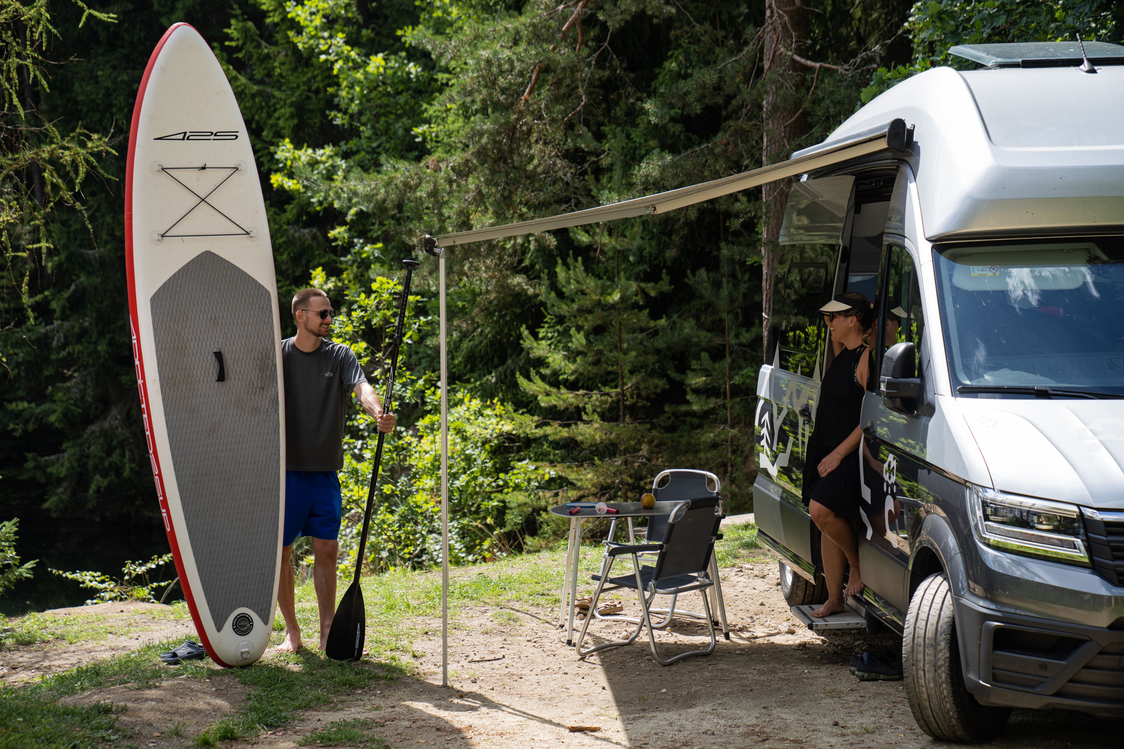 5 tipů, kam na paddleboard + místa, kde kempovat