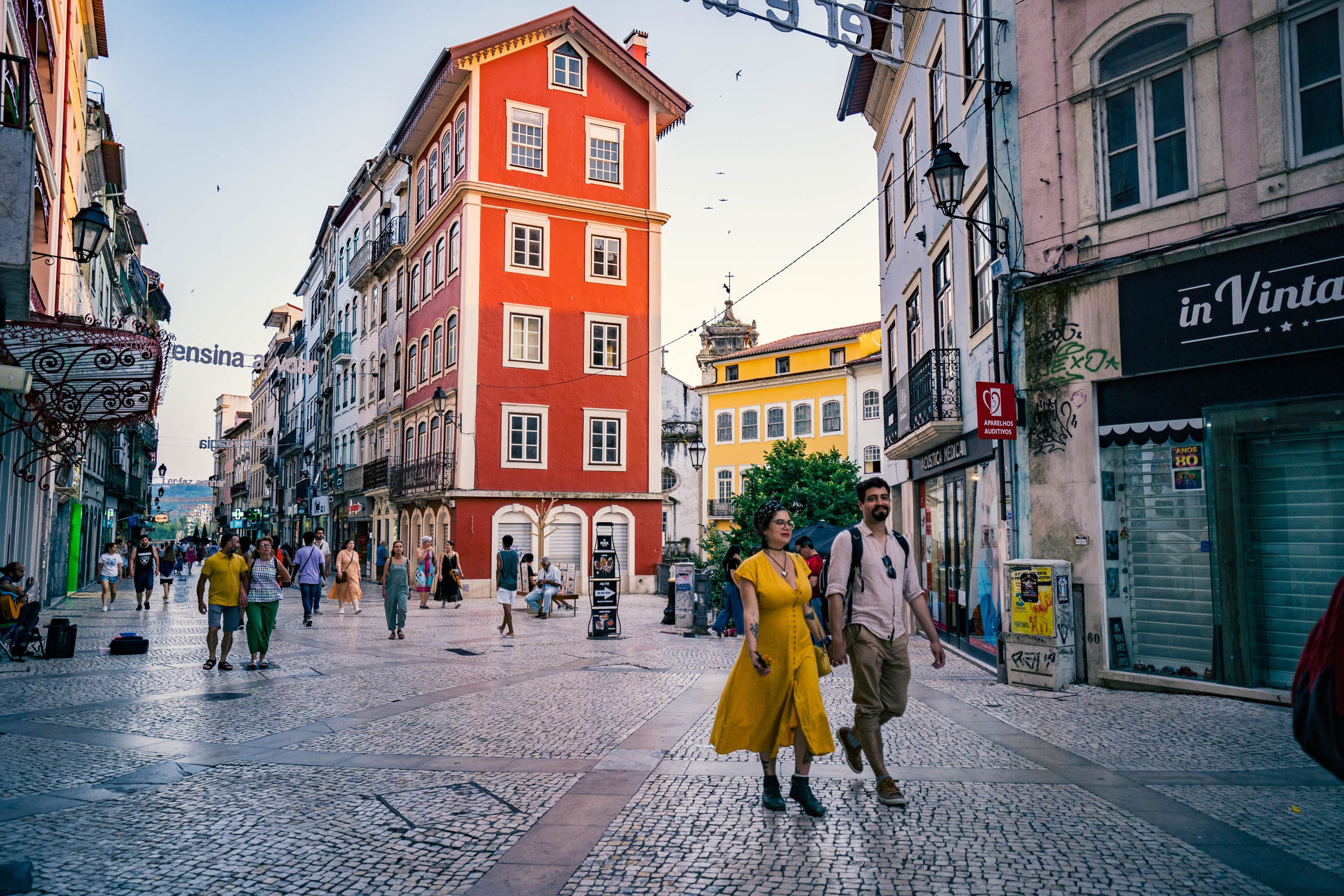 Coimbra, univerzitní město Portugalska.