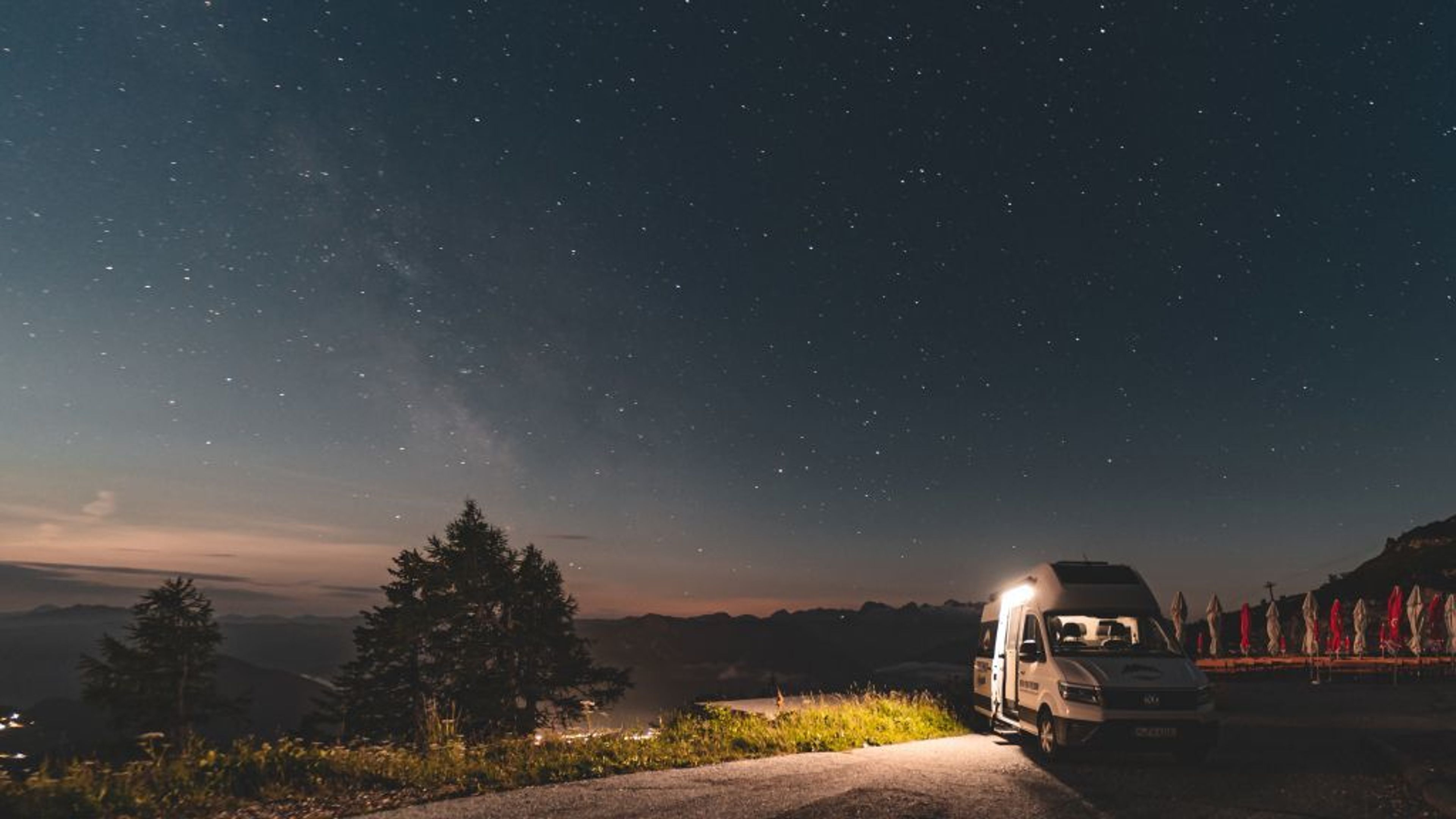 Camping unter dem Sternenhimmel