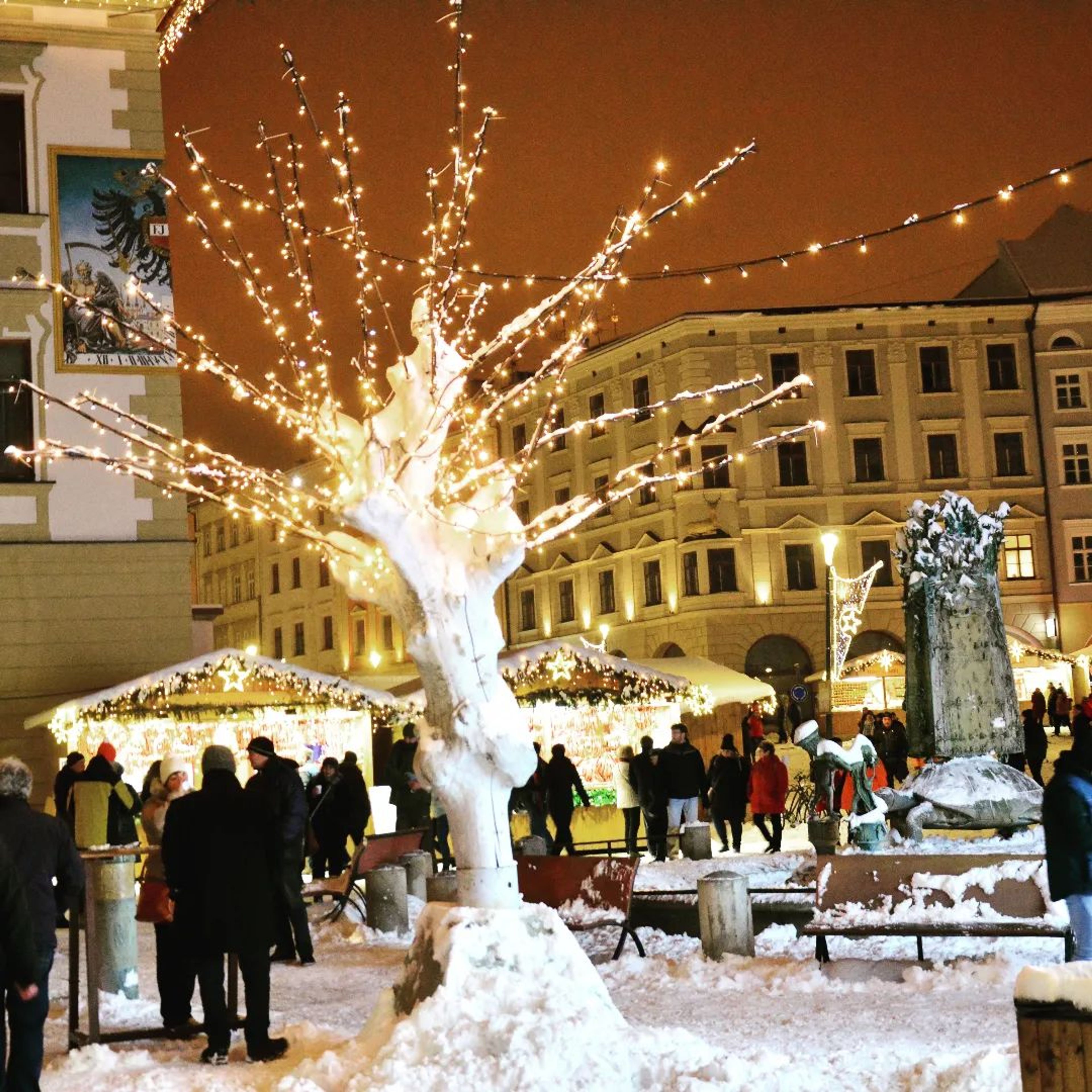 Vánoční trhy v Olomouci.