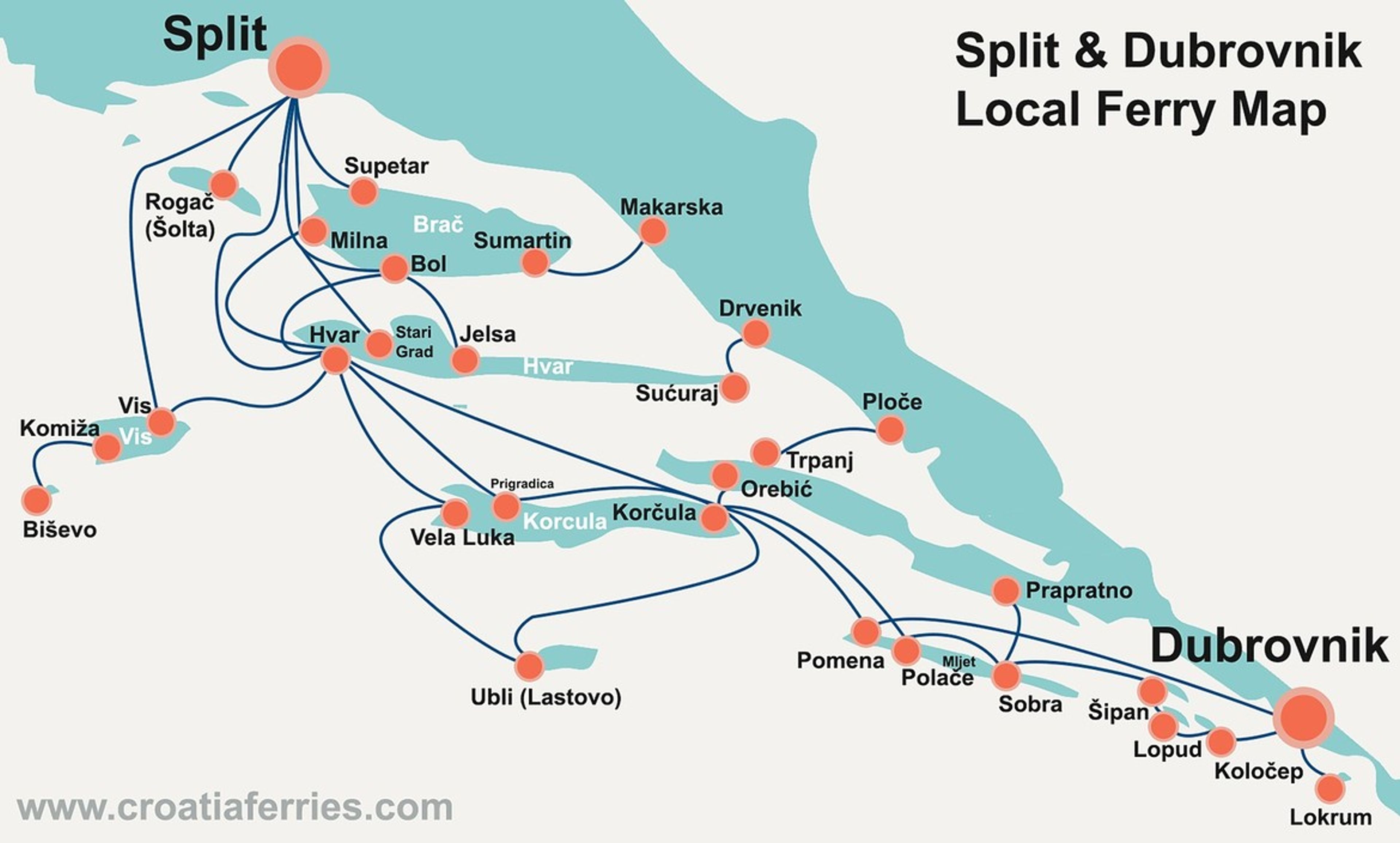 Mapa plavebních tras