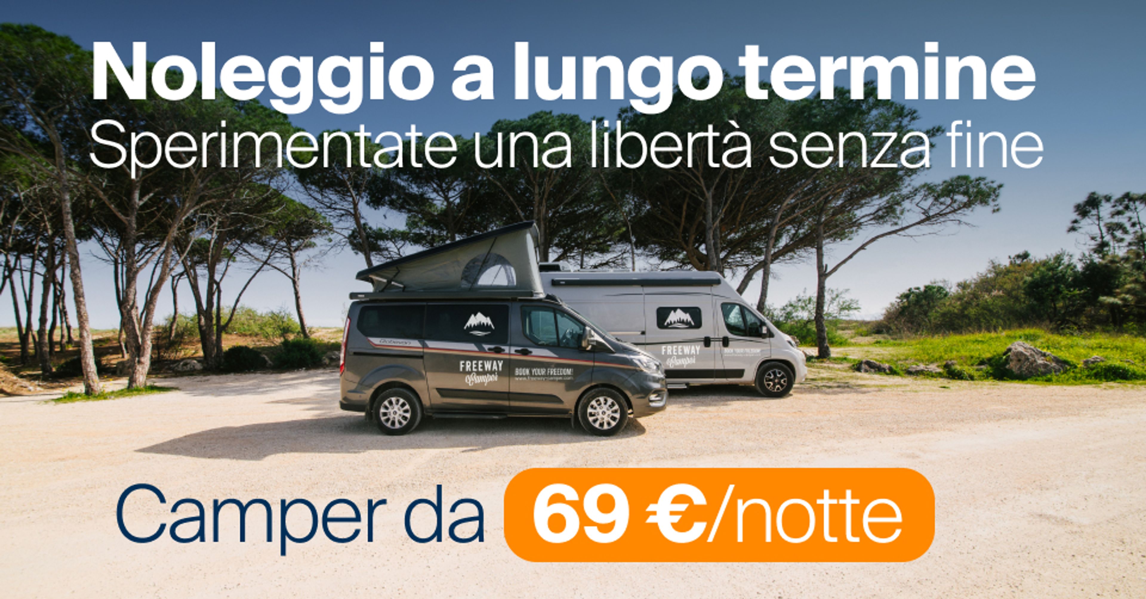 Noleggio a lungo termine: rendi possibile il sogno della vanlife