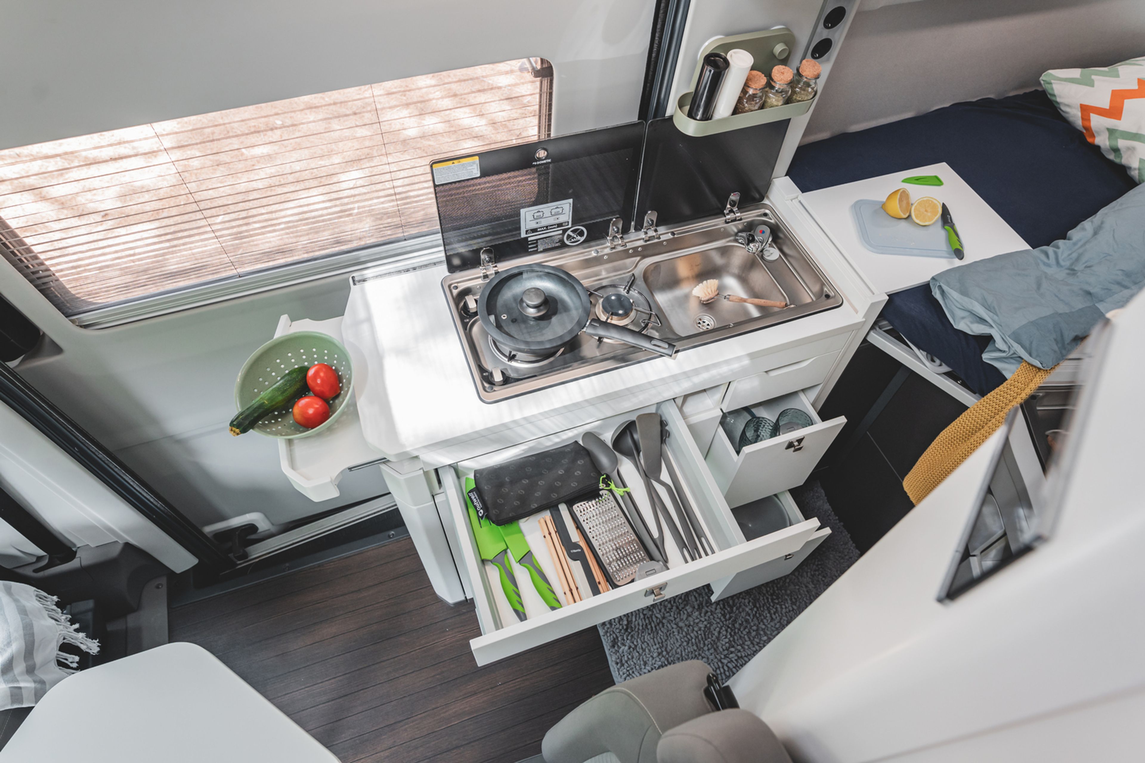 cucina in camper