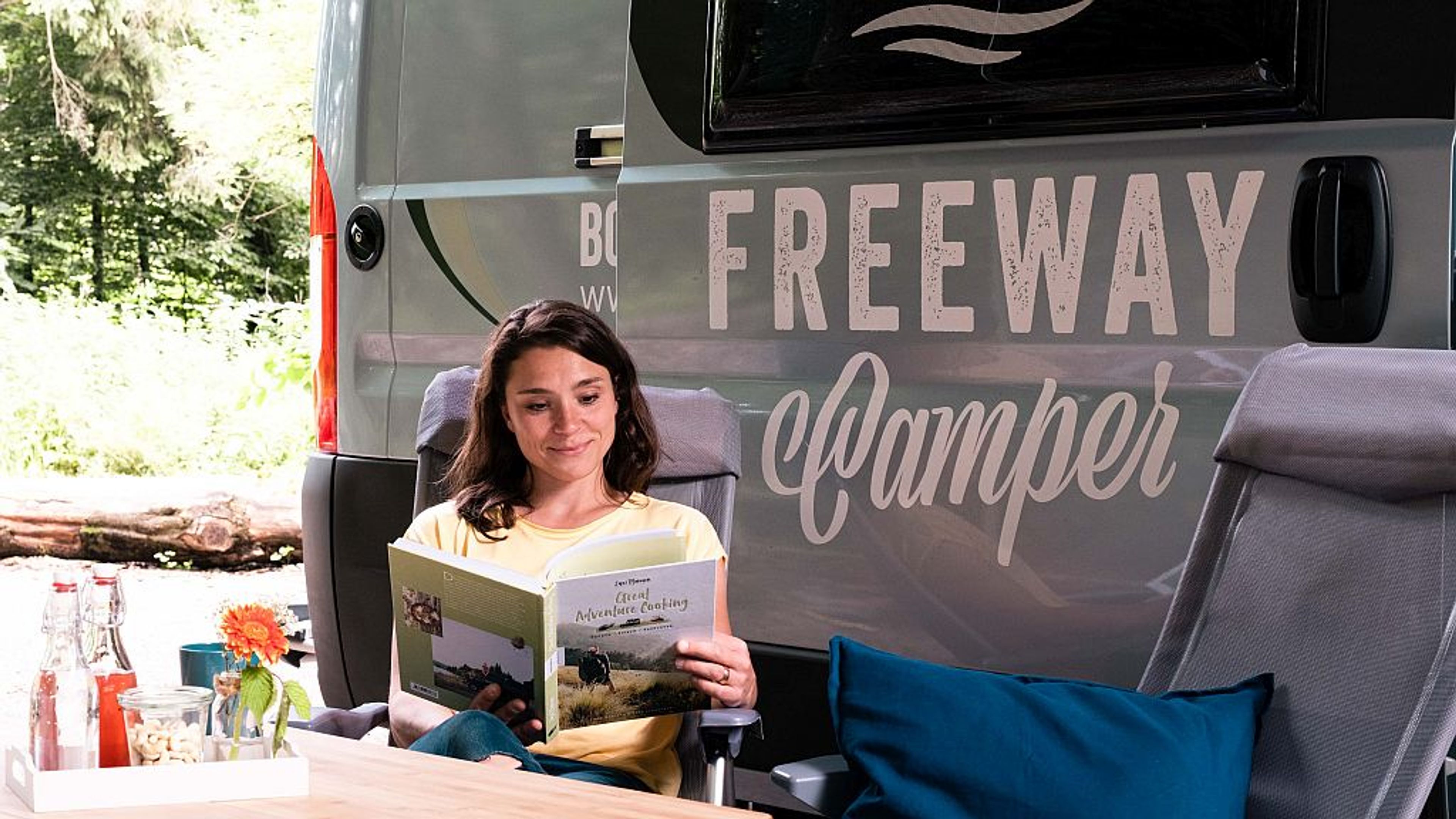 Home office in a campervan: living and working